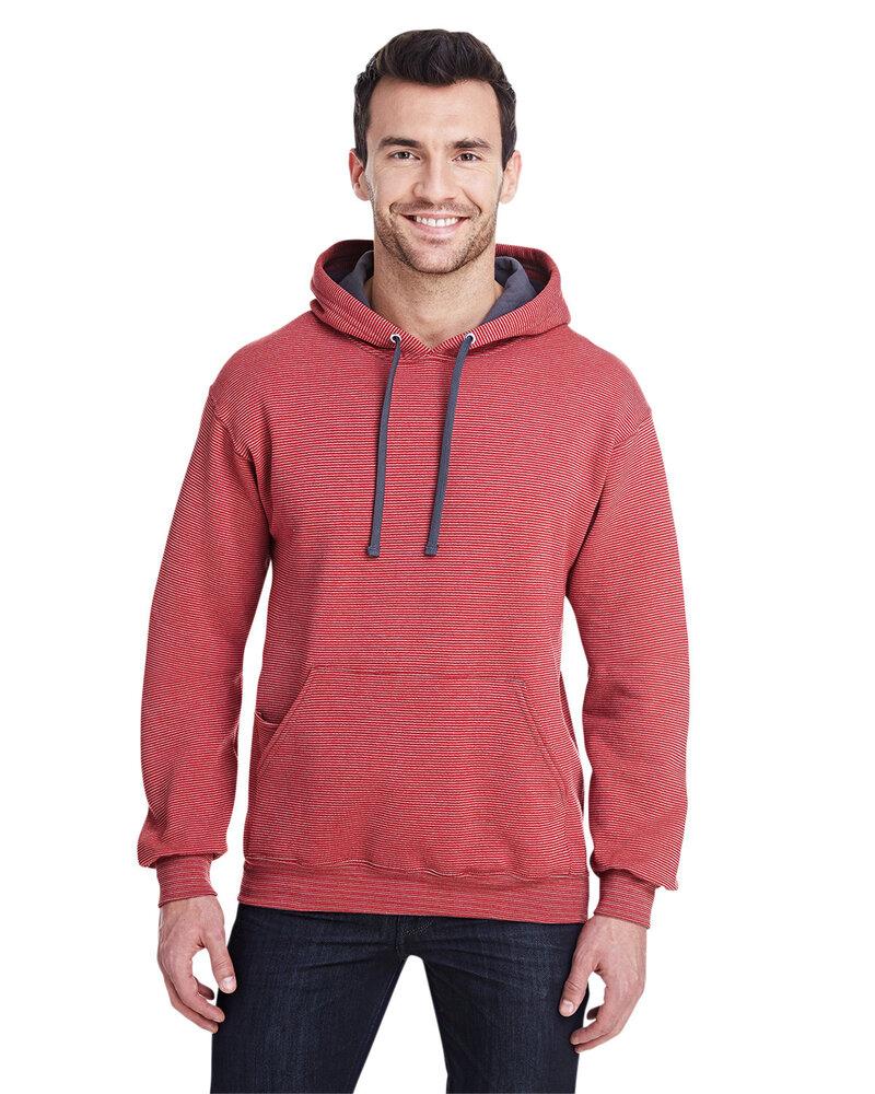 Fruit of the Loom SF77R - Adult Sofspun® Striped Hooded Sweatshirt