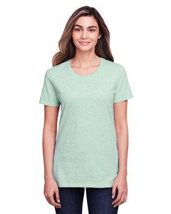 Fruit of the Loom IC47WR - Ladies ICONIC T-Shirt Mint To Be Hthr