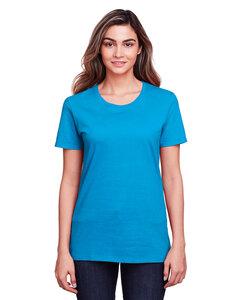 Fruit of the Loom IC47WR - Ladies ICONIC T-Shirt Pacific Blue