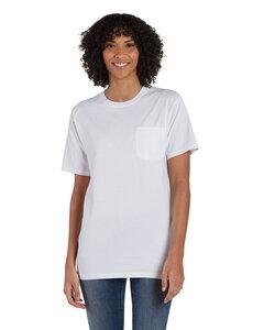 ComfortWash by Hanes GDH150 - Unisex Garment-Dyed T-Shirt with Pocket White