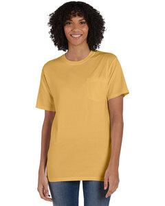ComfortWash by Hanes GDH150 - Unisex Garment-Dyed T-Shirt with Pocket Artisan Gold