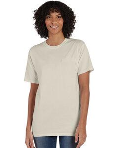 ComfortWash by Hanes GDH150 - Unisex Garment-Dyed T-Shirt with Pocket Parchment