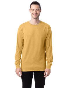 ComfortWash by Hanes GDH200 - Unisex Garment-Dyed Long-Sleeve T-Shirt Artisan Gold