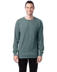 ComfortWash by Hanes GDH200 - Unisex Garment-Dyed Long-Sleeve T-Shirt Cypress Green