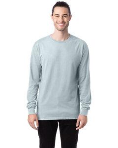 ComfortWash by Hanes GDH200 - Unisex Garment-Dyed Long-Sleeve T-Shirt Soothing Blue