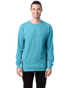 ComfortWash by Hanes GDH200 - Unisex Garment-Dyed Long-Sleeve T-Shirt Freshwater