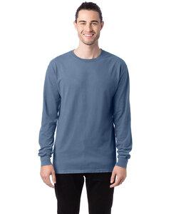 ComfortWash by Hanes GDH200 - Unisex Garment-Dyed Long-Sleeve T-Shirt Saltwater