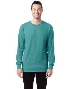 ComfortWash by Hanes GDH200 - Unisex Garment-Dyed Long-Sleeve T-Shirt Spanish Moss