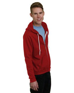 Bayside BA875 - Unisex 7 oz., 50/50 Full-Zip Fashion Hooded Sweatshirt