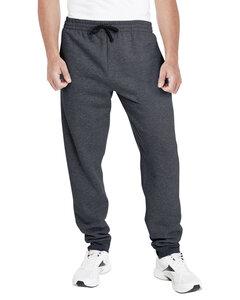 Jerzees 975MPR - Adult Nublend® Jogger Black Hthr/Blk