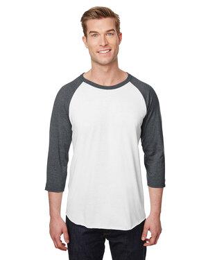 Jerzees 560RR - Unisex Premium Blend Ring-Spun 3/4 Sleeve Raglan T-Shirt