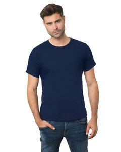 Bayside BA9500 - Unisex 4.2 oz., 100% Cotton Fine Jersey T-Shirt Navy