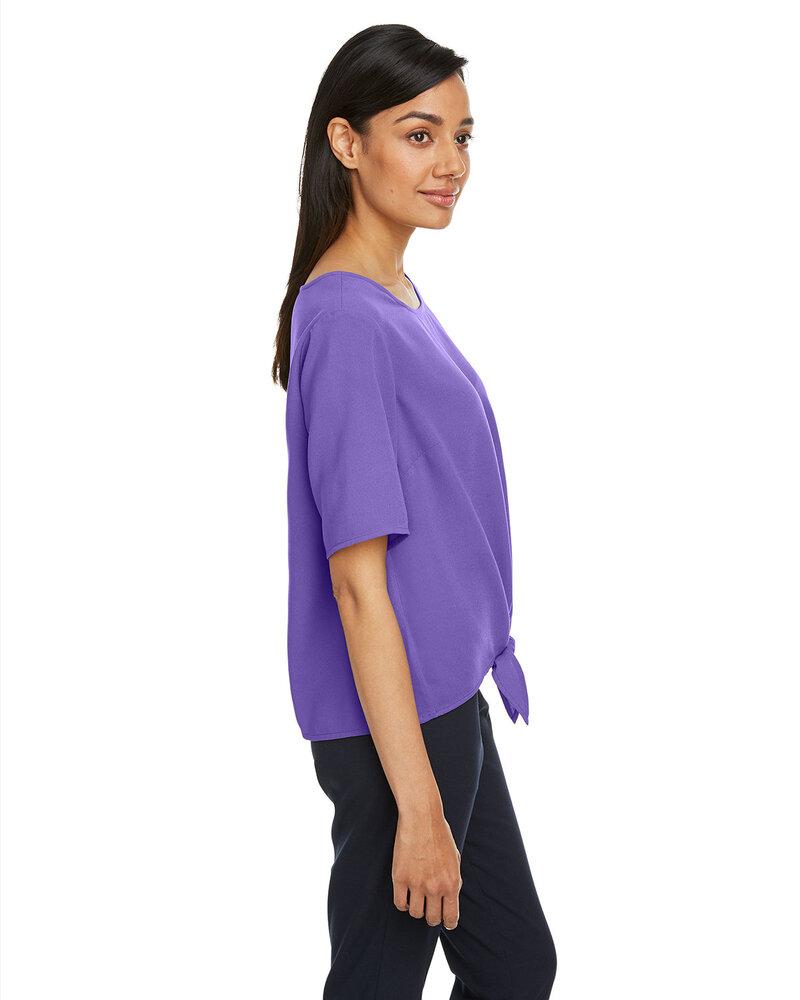 Devon & Jones DP617W - Ladies Perfect Fit Tie-Front Blouse