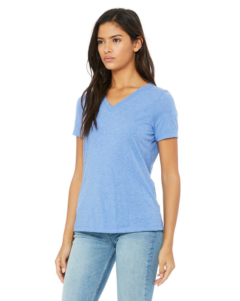 Bella+Canvas 6415 - Ladies Relaxed Triblend V-Neck T-Shirt