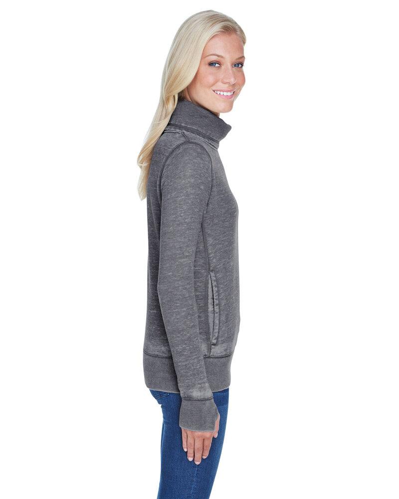 J. America JA8930 - Ladies Zen Fleece Cowl Neck