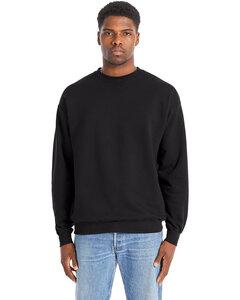 Hanes RS160 - Adult Perfect Sweats Crewneck Sweatshirt Black