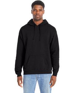 Hanes RS170 - Adult Perfect Sweats Pullover Hooded Sweatshirt Black