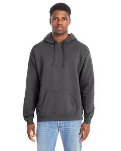 Hanes RS170 - Adult Perfect Sweats Pullover Hooded Sweatshirt Smoke Grey