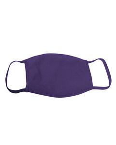 Bayside 1941BY - Youth Face Mask Purple