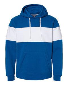 J. America 8644JA - Men's Varsity Pullover Hooded Sweatshirt Royal