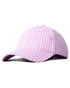 Fahrenheit F300 - Cotton Gingham Hat Light Pink/Wht