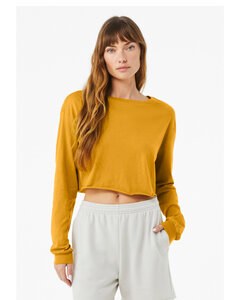 Bella+Canvas 6501B - FWD Fashion Ladies Cropped Long-Sleeve T-Shirt Mustard