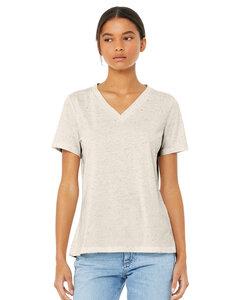 Bella+Canvas 6415 - Ladies Relaxed Triblend V-Neck T-Shirt Oatmeal Triblend