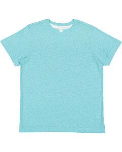 LAT 6191 - Youth Harborside Melange Jersey T-Shirt Caribbean Mlange