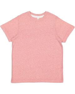LAT 6191 - Youth Harborside Melange Jersey T-Shirt Mauvelous Mlange