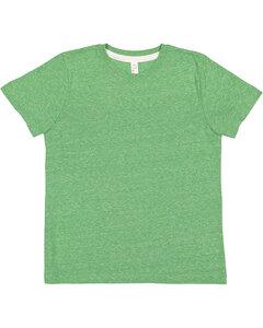 LAT 6191 - Youth Harborside Melange Jersey T-Shirt Green Melange