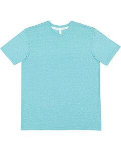 LAT 6991 - Men's Harborside Melange Jersey T-Shirt Caribbean Mlange