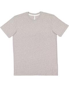 LAT 6991 - Men's Harborside Melange Jersey T-Shirt Gray Melange