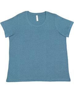 LAT 3816 - Ladies Curvy Fine Jersey T-Shirt Bermuda Blackout