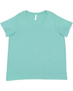 LAT 3816 - Ladies Curvy Fine Jersey T-Shirt Saltwater