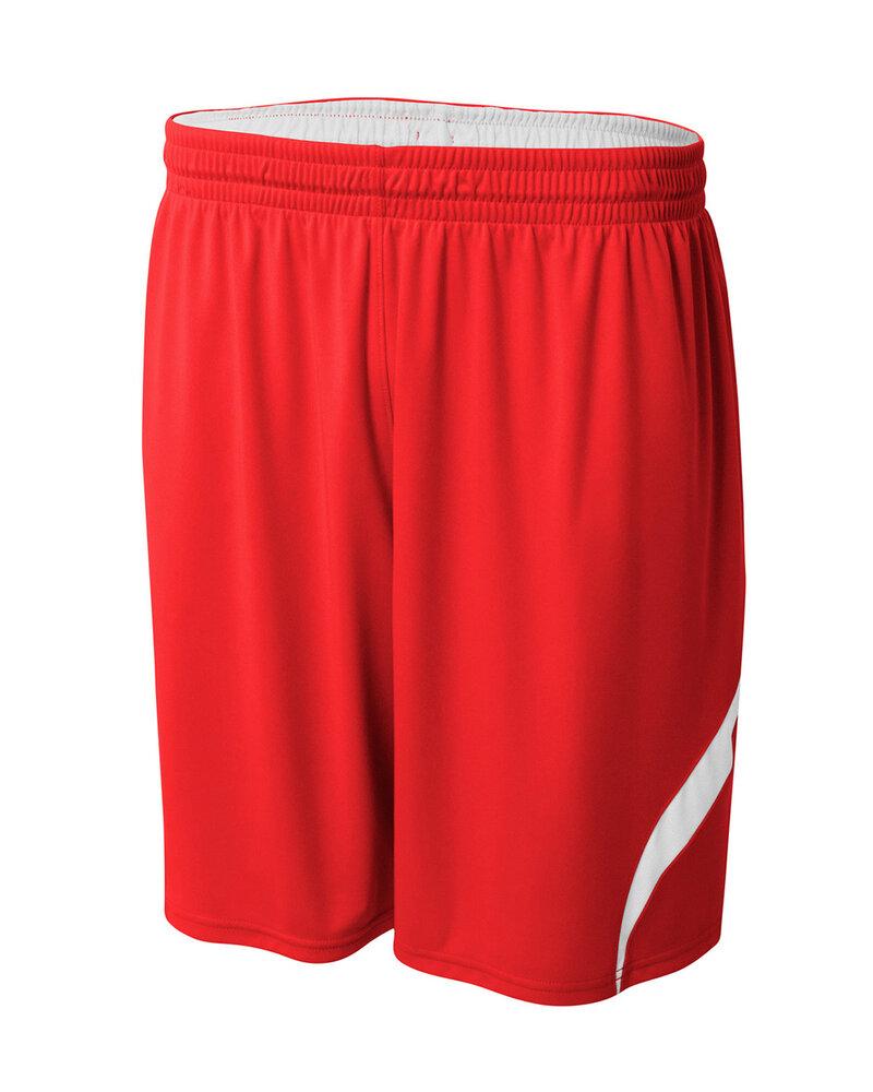 A4 NB5364 - Youth Performance Double/Double Reversible Basketball Short