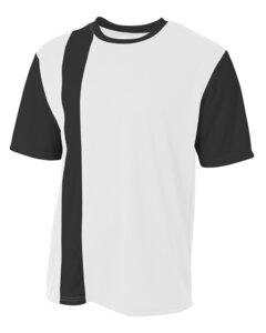 A4 NB3016 - Youth Legend Soccer Jersey White/Black