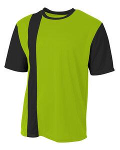 A4 NB3016 - Youth Legend Soccer Jersey Lime/Black