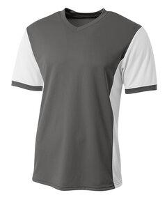 A4 NB3017 - Youth Premier Soccer Jersey Graphite/White