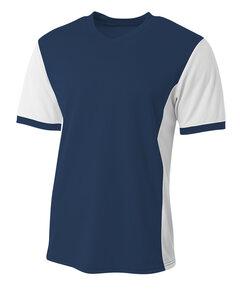 A4 NB3017 - Youth Premier Soccer Jersey Navy/White