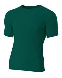 A4 NB3130 - Youth Short Sleeve Compression T-Shirt Forest