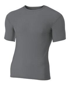 A4 NB3130 - Youth Short Sleeve Compression T-Shirt Graphite