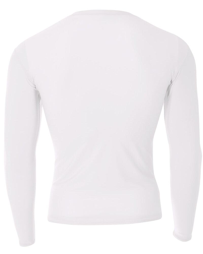 A4 NB3133 - Youth Long Sleeve Compression Crewneck T-Shirt