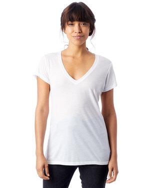 Alternative Apparel 2894B2 - Ladies Slinky-Jersey V-Neck T-Shirt