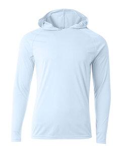 A4 N3409 - Mens Cooling Performance Long-Sleeve Hooded T-shirt