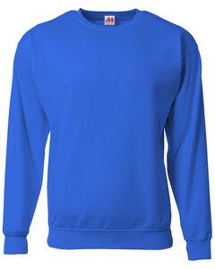 A4 N4275 - Men's Sprint Tech Fleece Crewneck Sweatshirt Royal