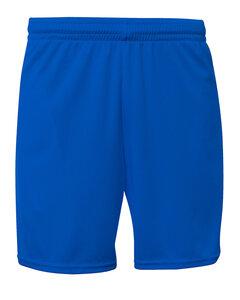 A4 N5384 - Adult 7" Mesh Short With Pockets Royal