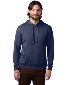 Alternative Apparel 8804PF - Adult Eco Cozy Fleece Pullover Hooded Sweatshirt Midnight Navy