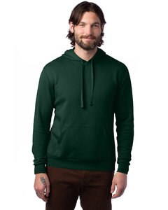 Alternative Apparel 8804PF - Adult Eco Cozy Fleece Pullover Hooded Sweatshirt Varsity Green