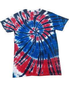 Tie-Dye T1001 - Adult 5.4 oz., 100% Cotton T-Shirt Independence Tie Dye