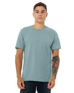 BELLA+CANVAS B3001CVC - Unisex Heather CVC Short Sleeve Tee Hthr Blue Lagoon